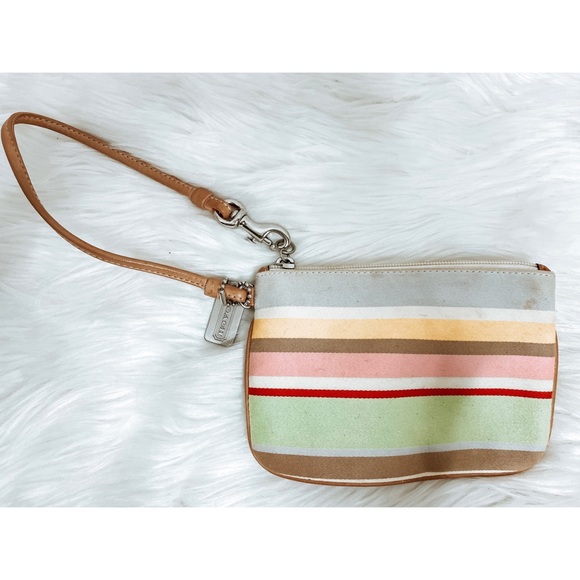 Coach Wristlet Striped - Picture 2 of 5